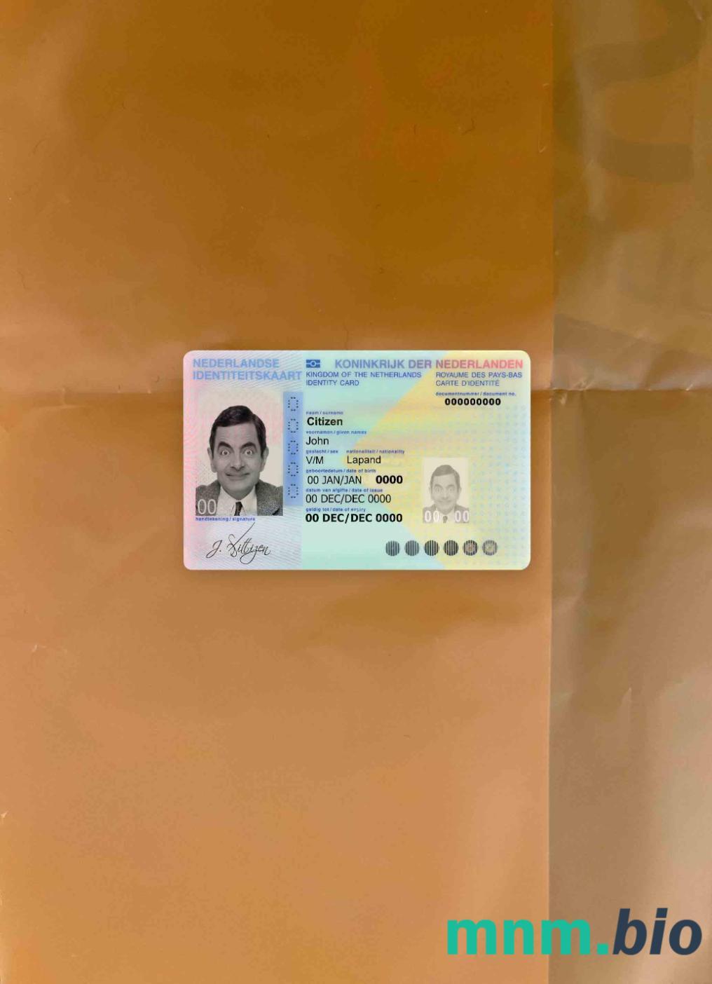 Holandia ID fotowygląd skan i fotorealistyczny snapshot, 2 w 1